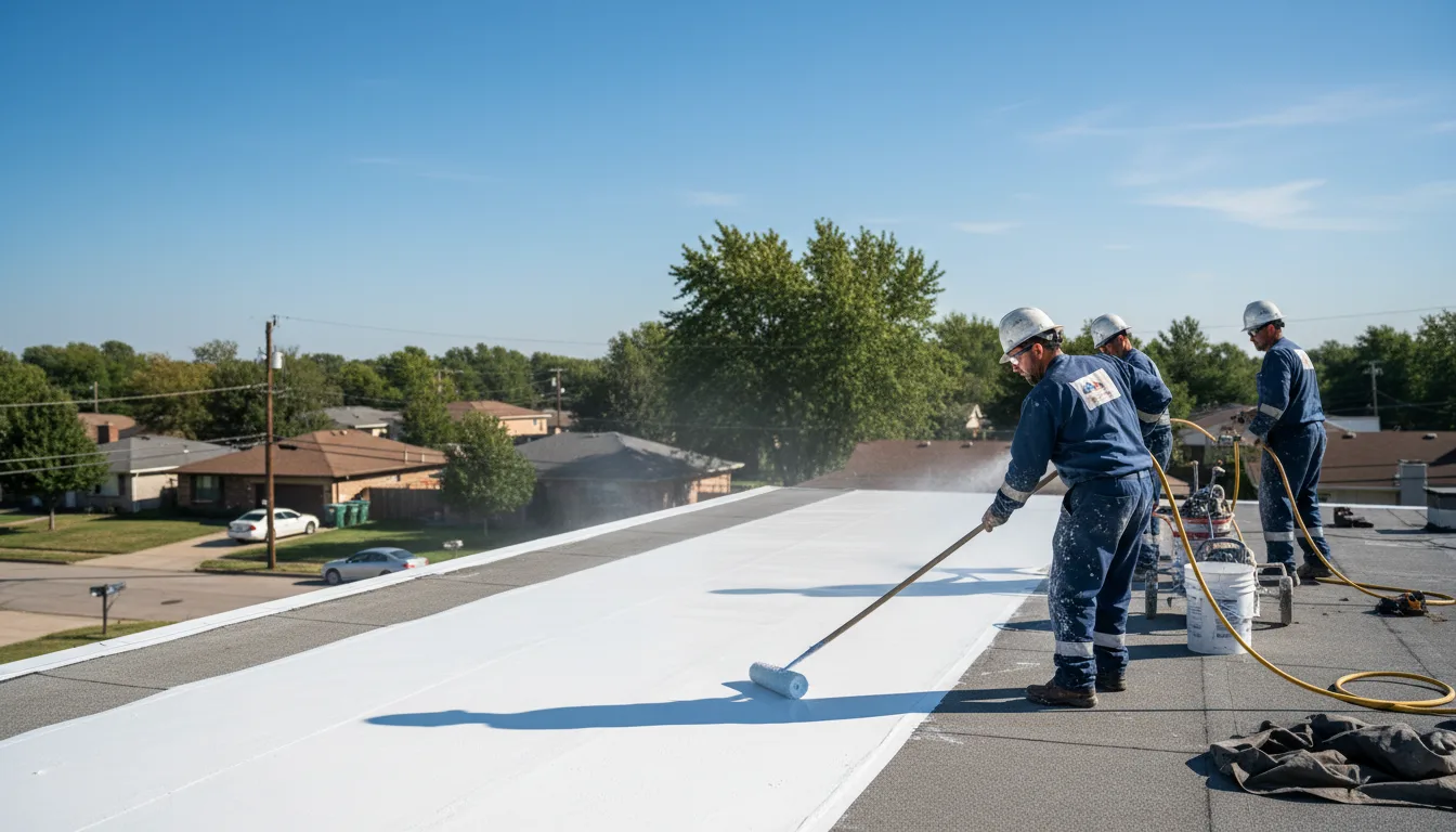 Commercial roof coating in East Granby, CT near me